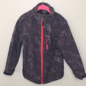 Vertical ‘9 Kids Grey w/Red Performance Jacket Size 5/6